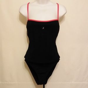 NAUTICA 2 PC BLACK TANKINI BATHING SUIT